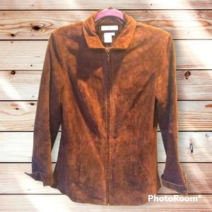 Coldwater Creek Authentic Leather Coat